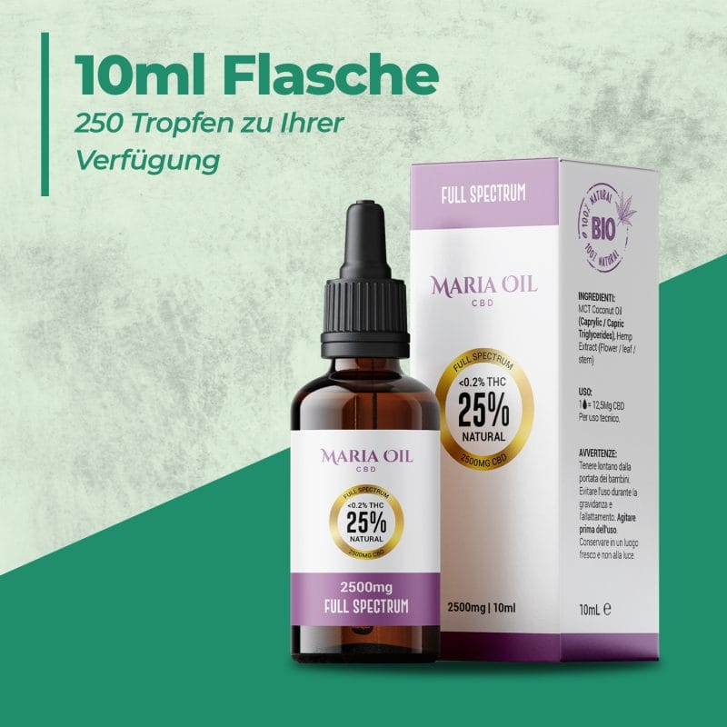 Vollspektrum CBD Öl 25% (2500 mg) – Bild 7