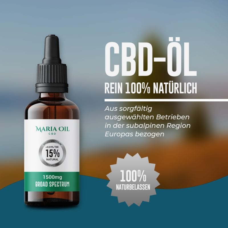 Breitspektrum CBD Öl 15% (1500 mg) – Bild 2