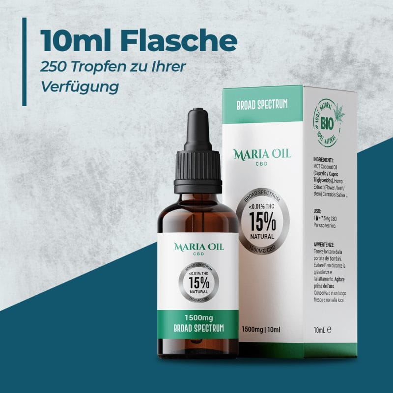 Breitspektrum CBD Öl 15% (1500 mg) – Bild 7
