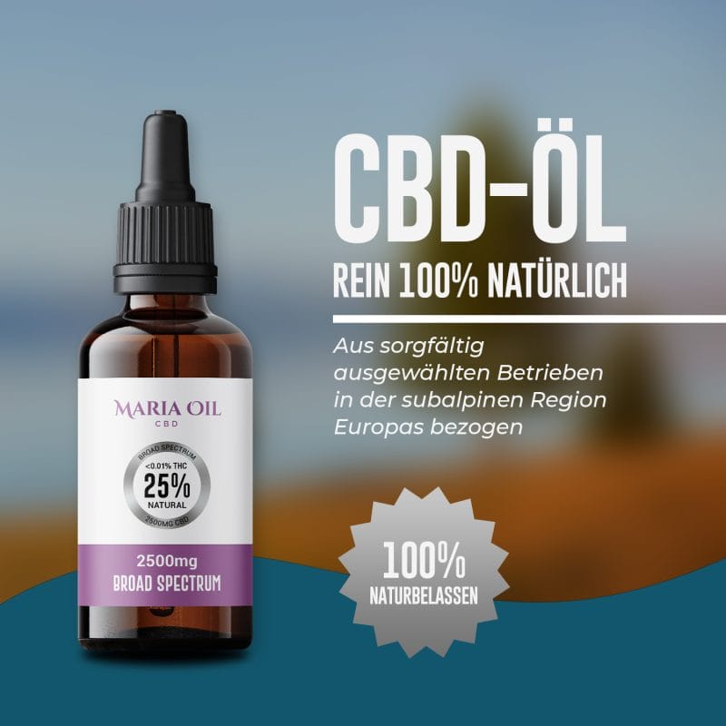 Breitspektrum CBD Öl 25% (2500 mg) – Bild 2