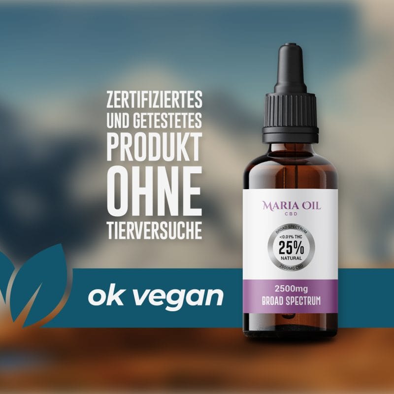 Breitspektrum CBD Öl 25% (2500 mg) – Bild 4