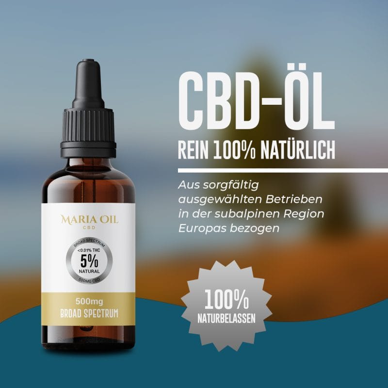 Breitspektrum CBD Öl 5% (500 mg) – Bild 2