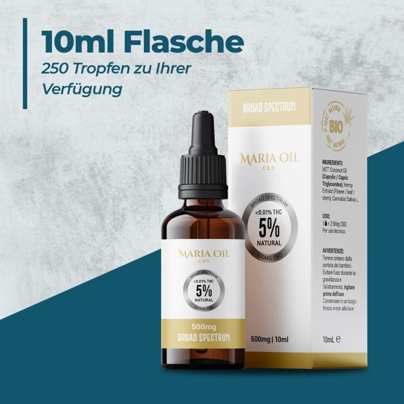 Breitspektrum CBD Öl 5% (500 mg) – Bild 7