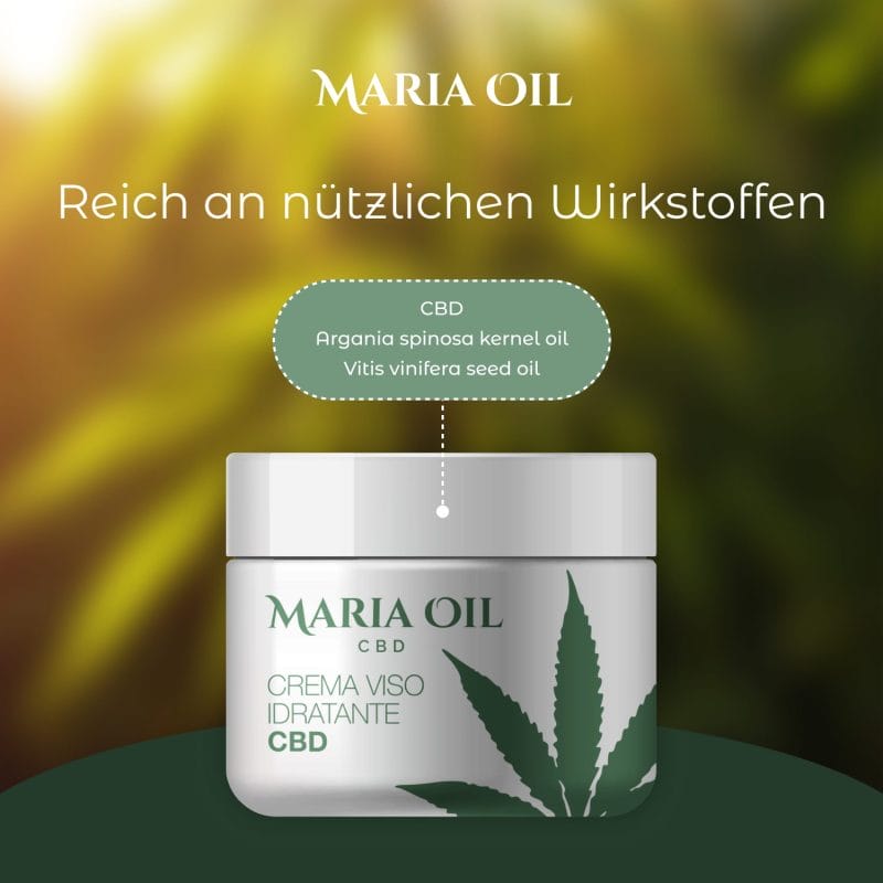 Feuchtigkeitsspendende CBD-Gesichtscreme – Bild 3