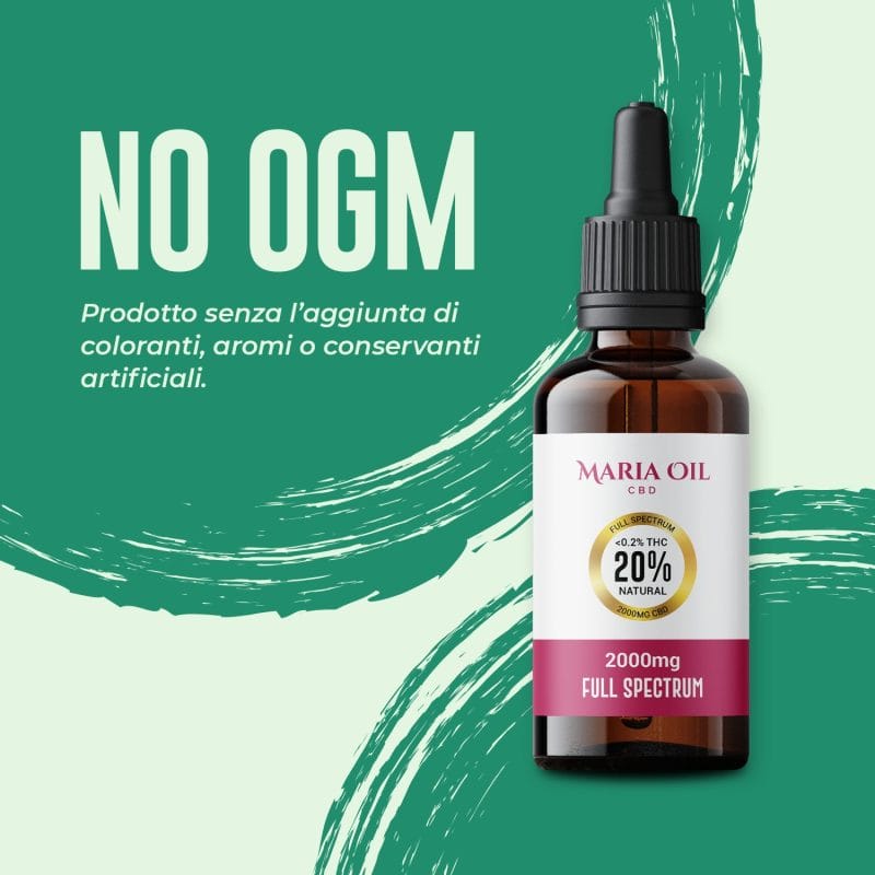 olio CBD 20% full spectrum no ogm