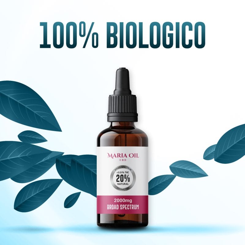 olio di CBD 20%  broad spectrum biologico