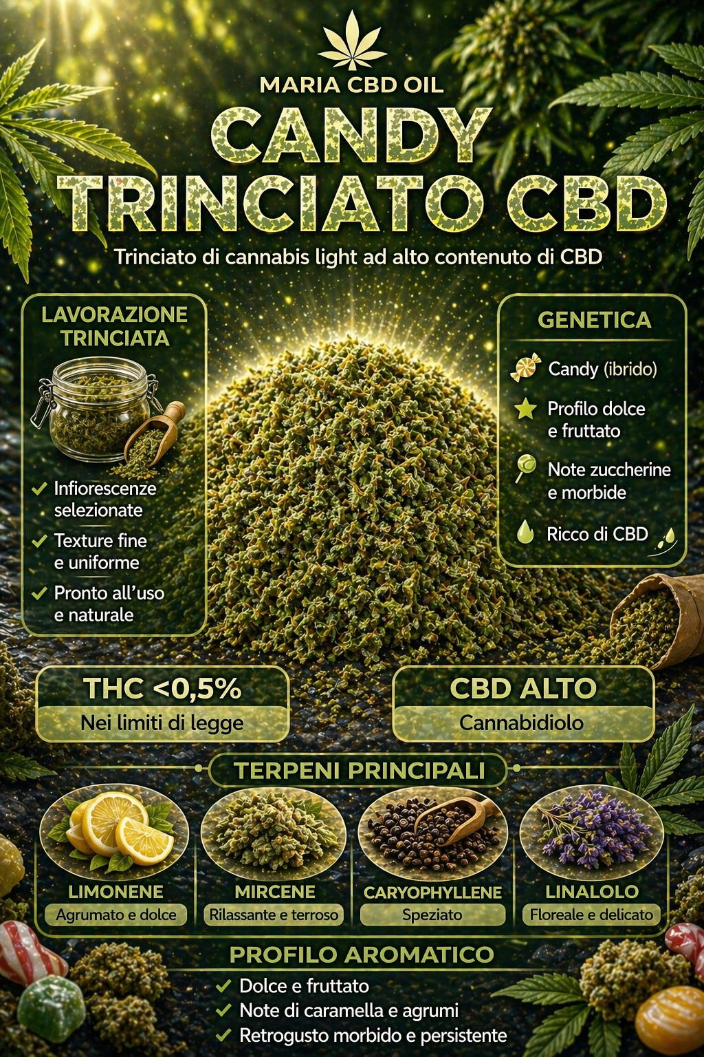 Candy - Trinciato CBD